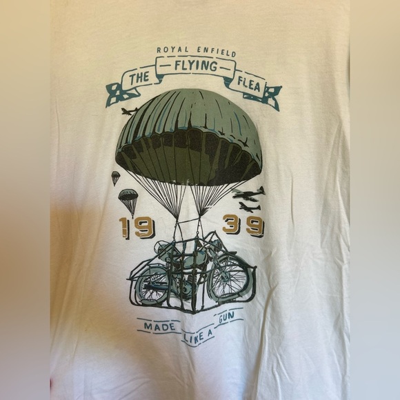 Royal Enfield White T-Shirt - Picture 3 of 5